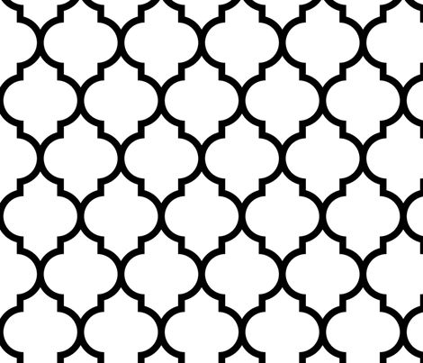 Free SVG download: Quatrefoil Pattern for a stencil 