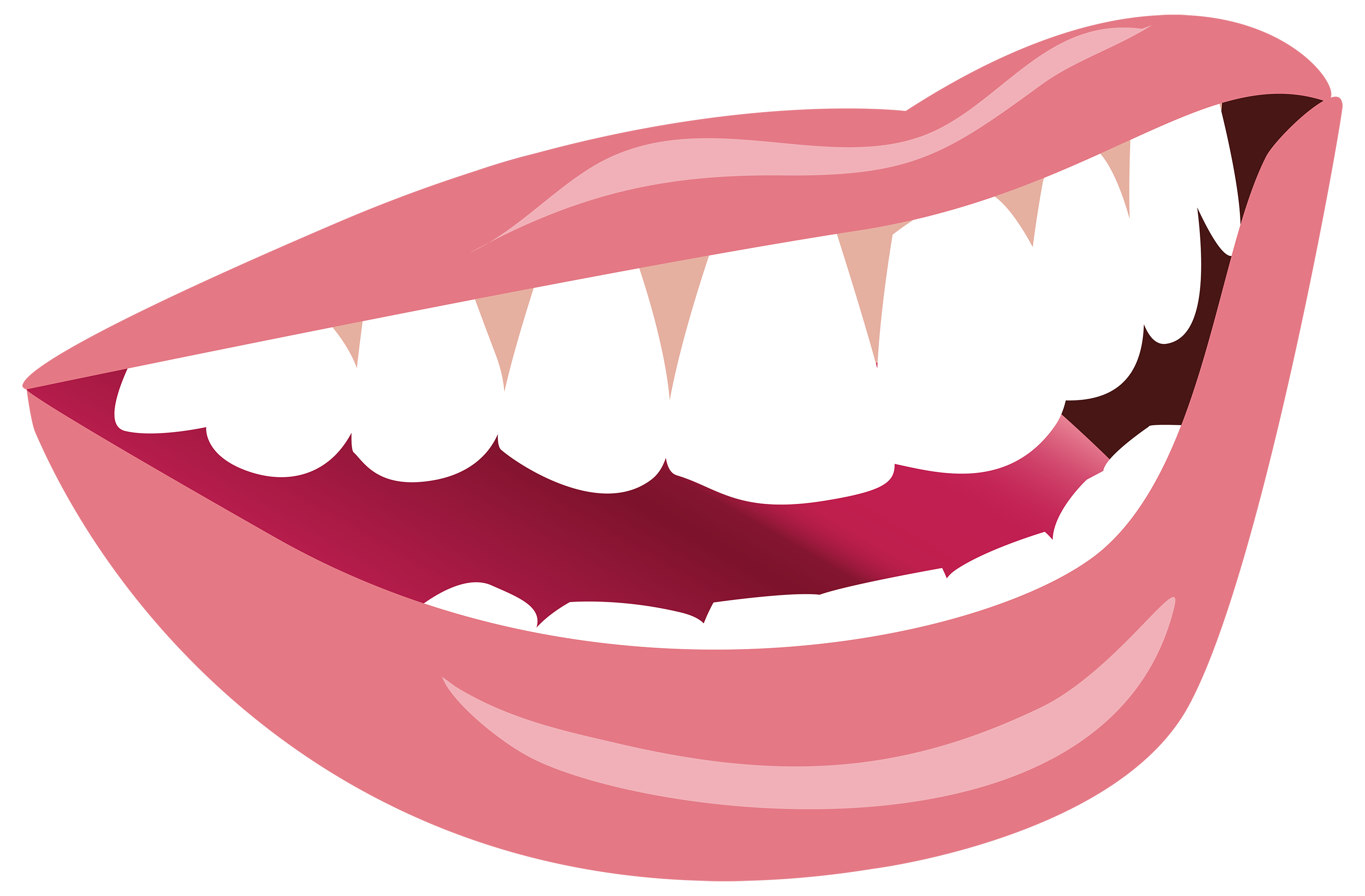 Smiling Mouth Clip Art – Clipart Free Download 