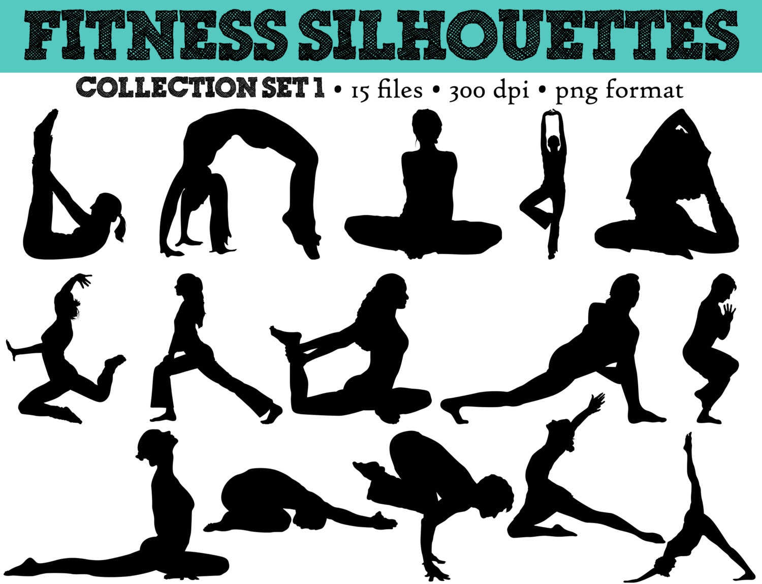 free exercise silhouette clip art - photo #41