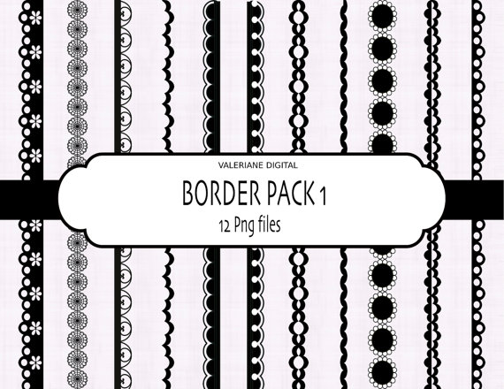 Diigital border digital ribbon clip art clip by ValerianeDigital 