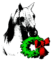 Christmas Horse Clip Art 