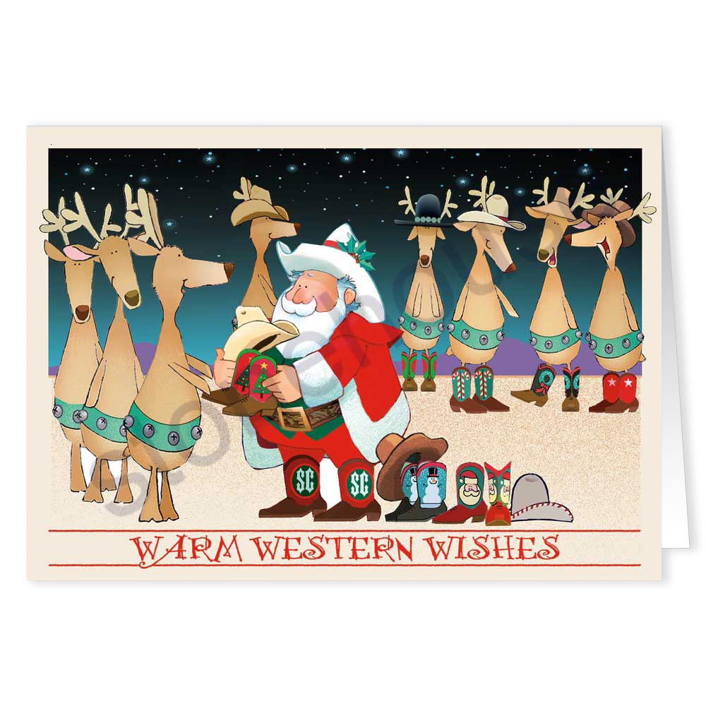 Western Christmas Fish Clipart 