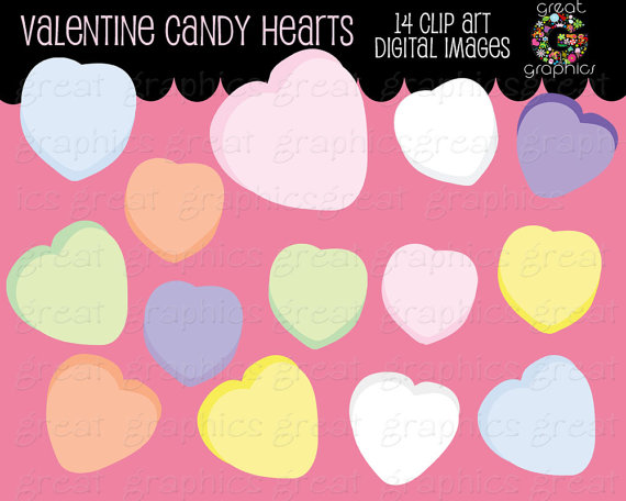 Valentine Clip Art Valentine Candy Heart Clipart Valentines Candy 