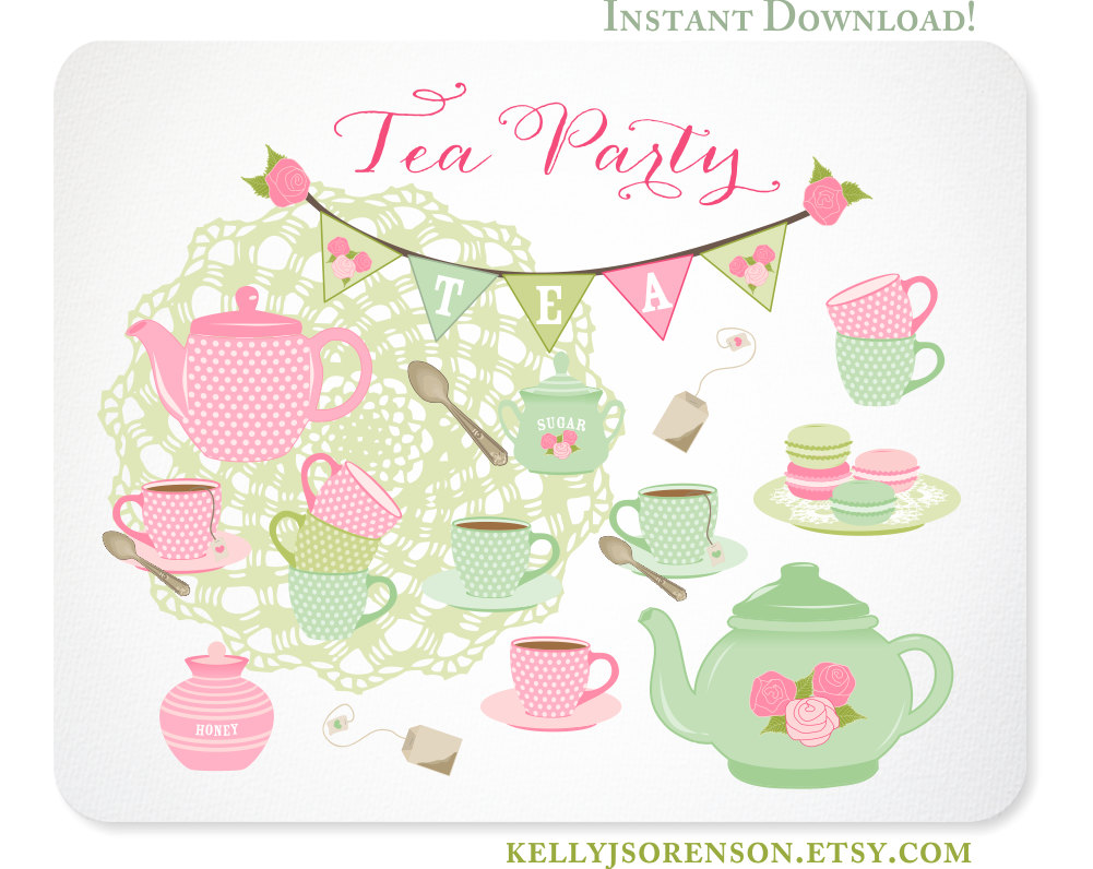 Tea Party Clipart 