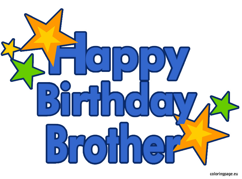 Brother birthday clipart 