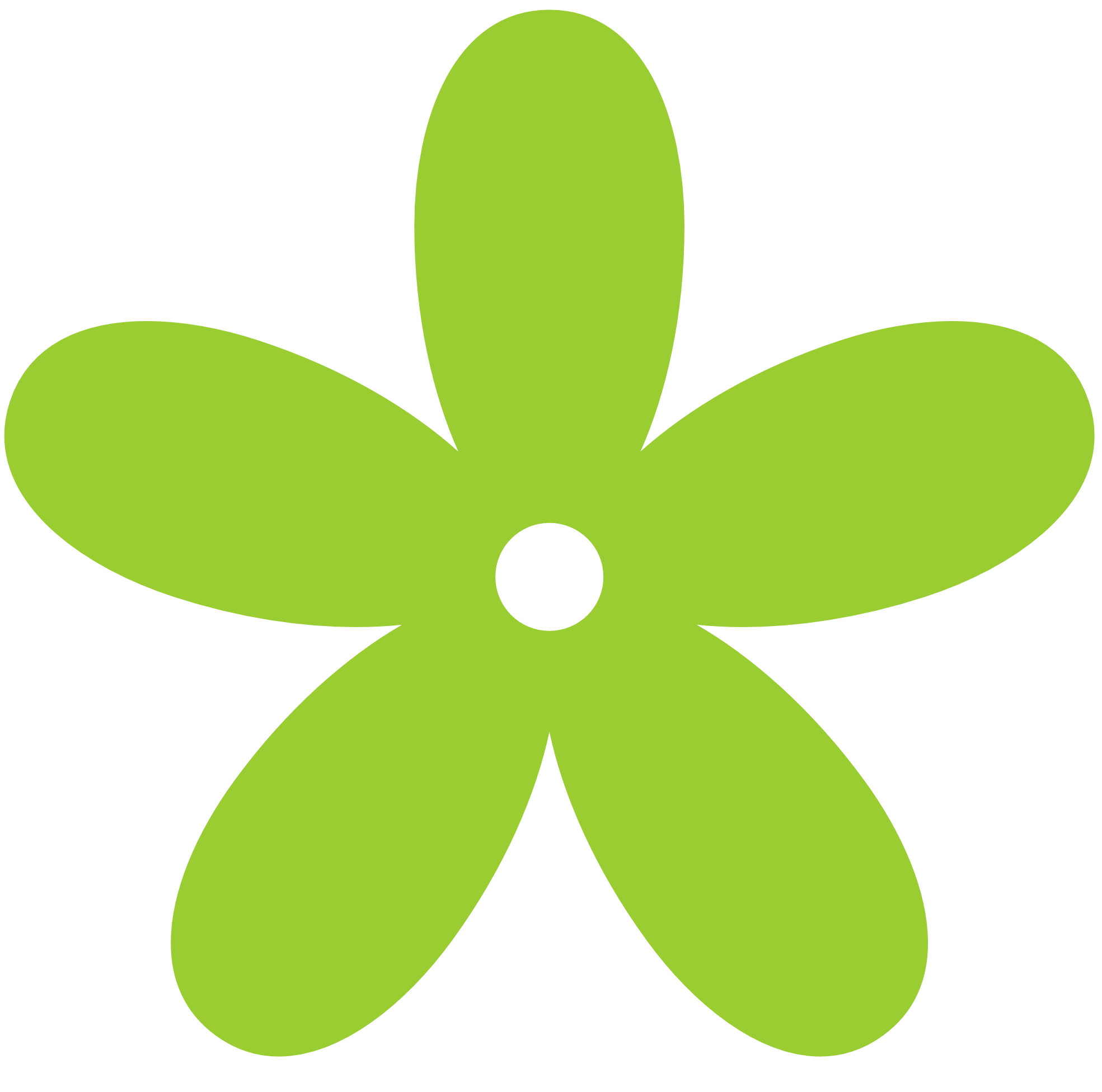 Lime Green Flower Clipart 