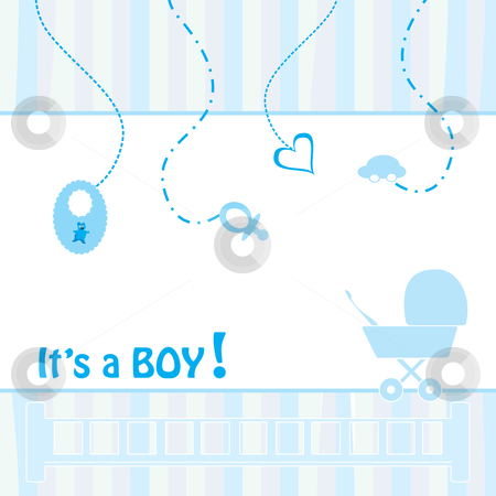 Baby Boy Announcement Template from clipart-library.com