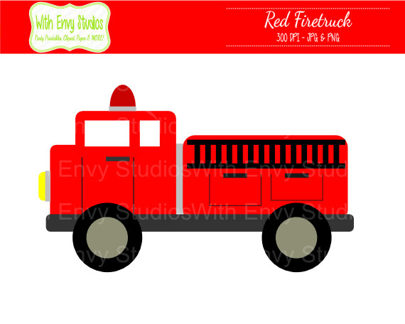 free clipart of fire trucks - photo #25
