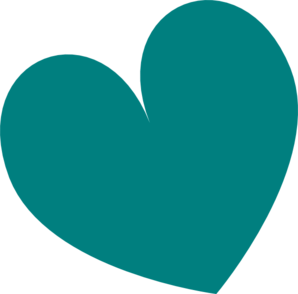 Turquoise Heart Clipart 