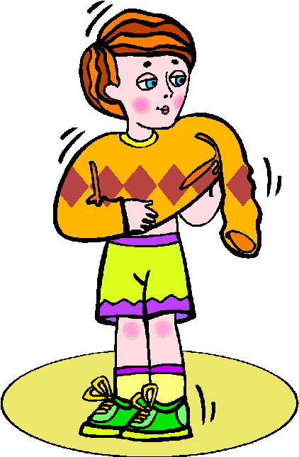 clipart girl getting dressed - photo #39