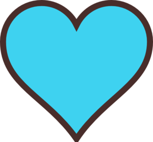 Heart Clipart Blue 