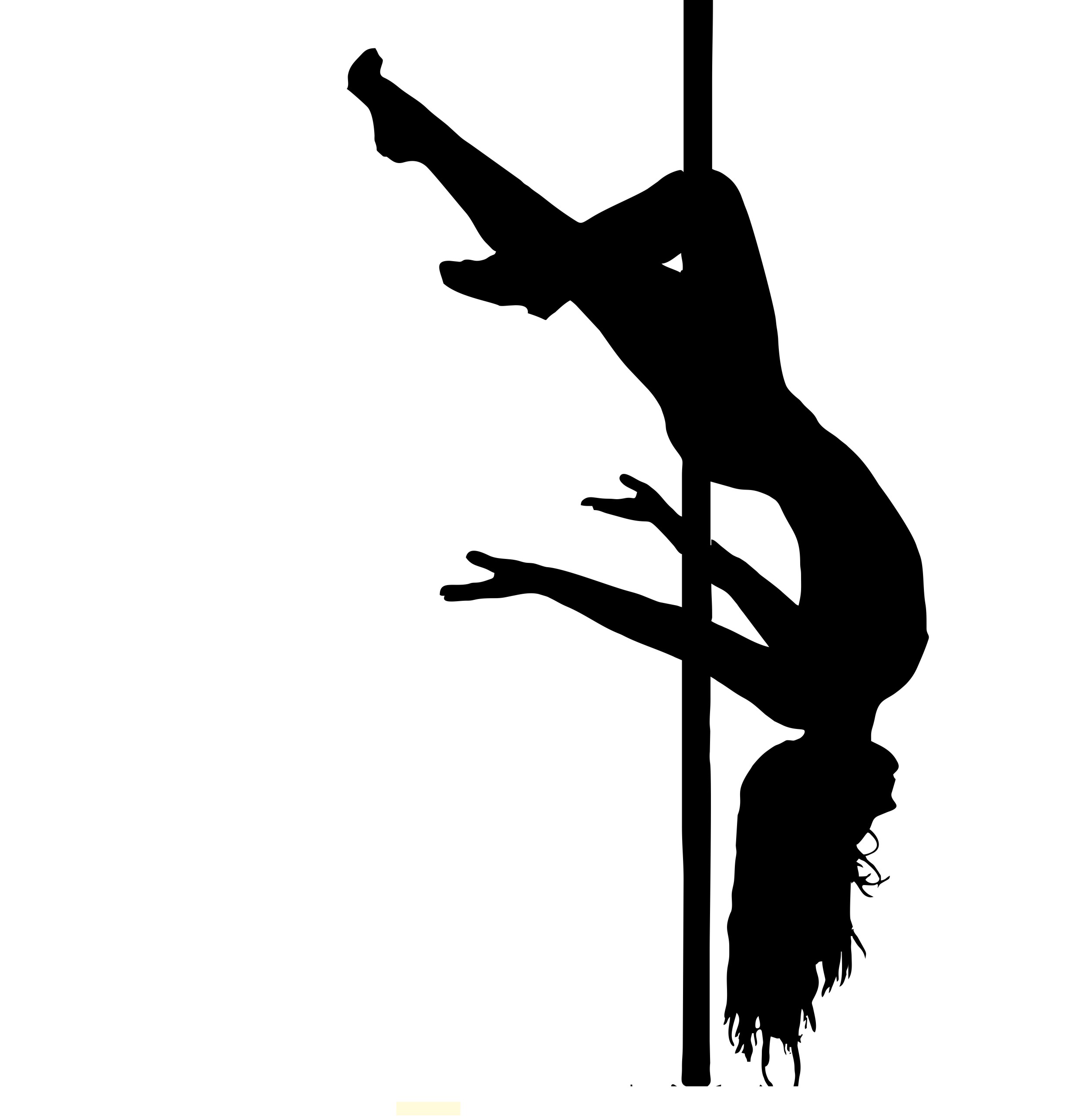 Pole Dancer Silhouette 