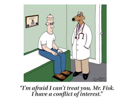 conflict of interest funny - Clip Art Library