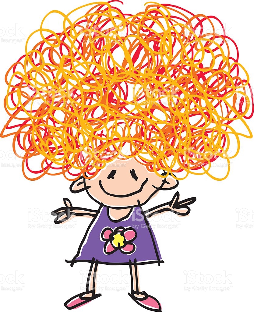 crazy hair clipart free - Clip Art Library