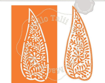 Flower Stencil SVG cutting file Irish flower stencil by HelloTalii 
