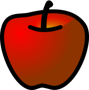 Red Apple 3 Clip Art at Clker 
