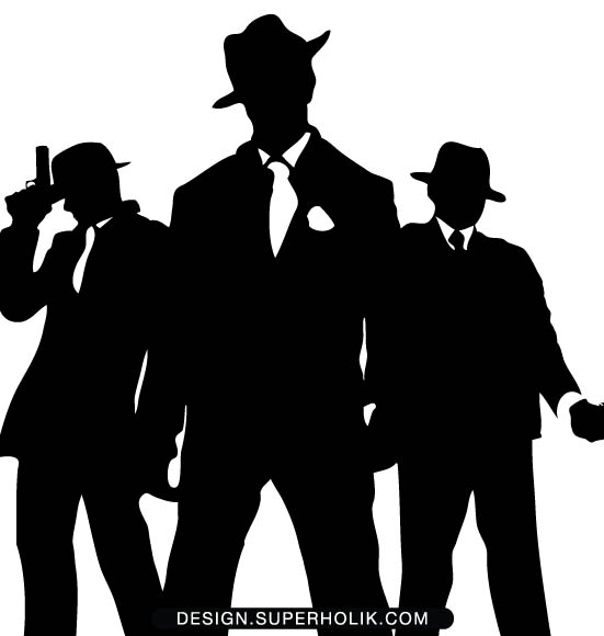 Mafia Silhouette Clipart 
