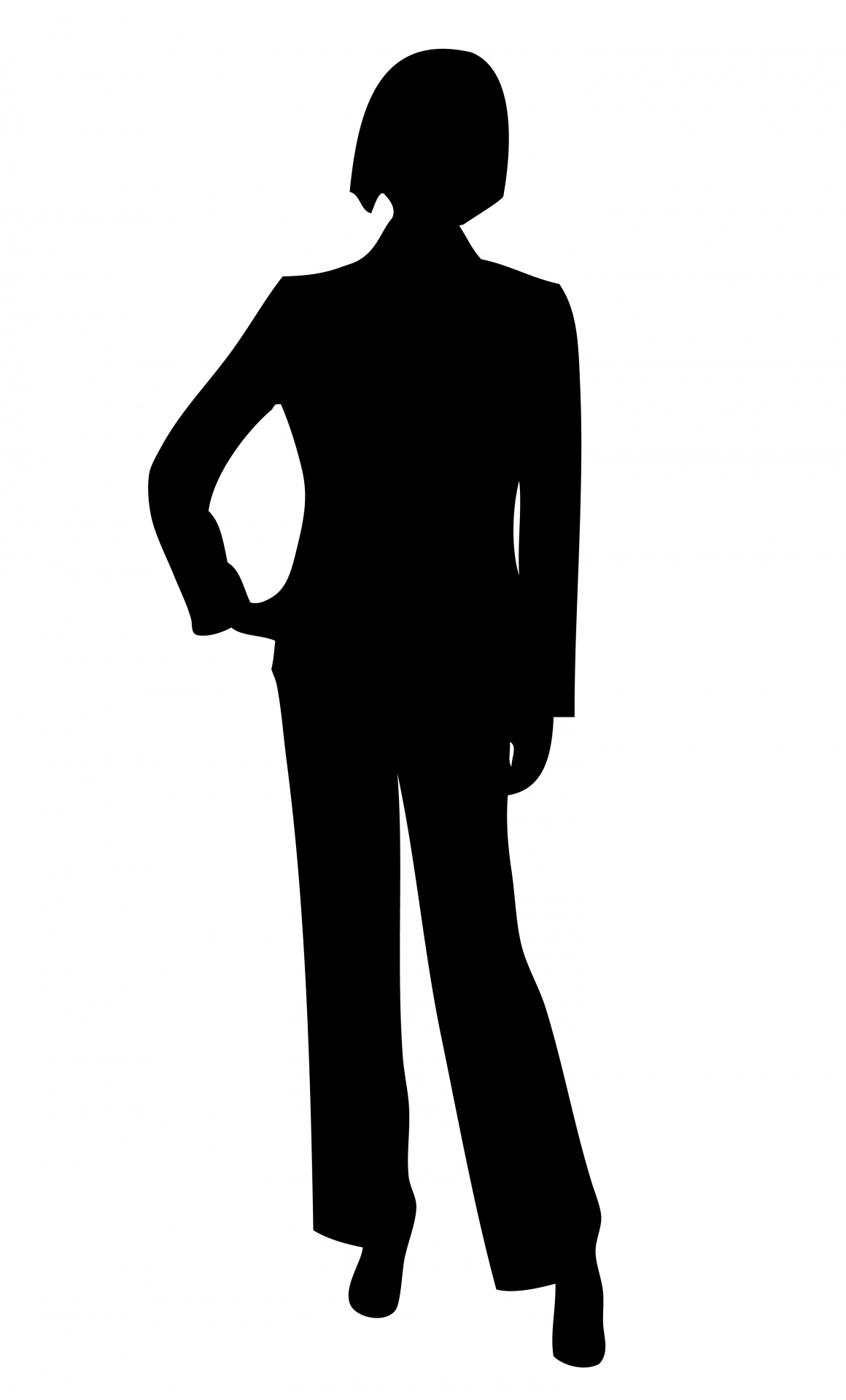 Businesswoman silhouette clipart 