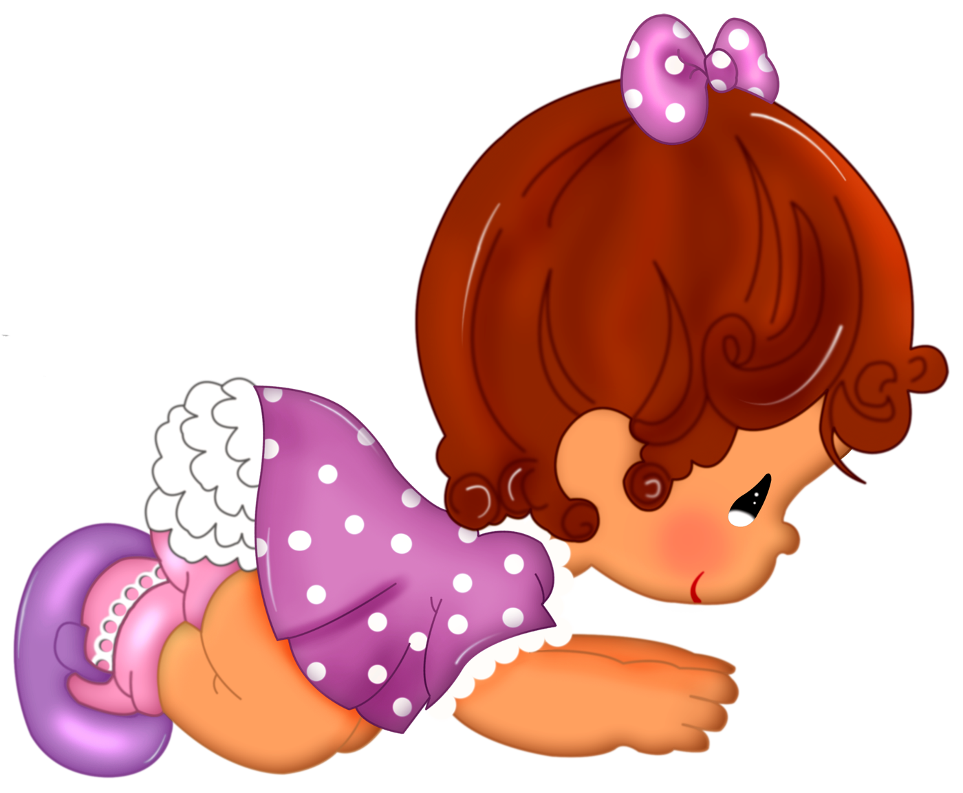 Clip Art Girl Baby Files PNG Girl Clipart Red Hair Color Girl Baby