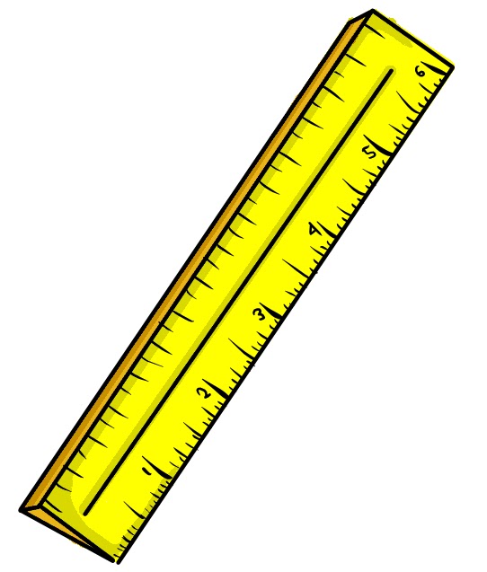 Clipart of a ruler 