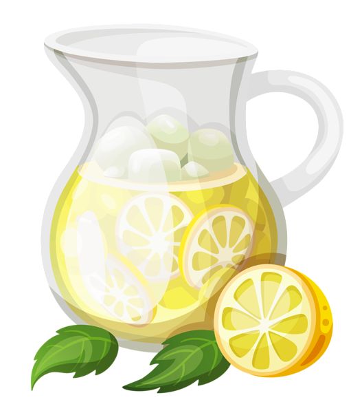 Transparent Ice Lemonade PNG Clipart