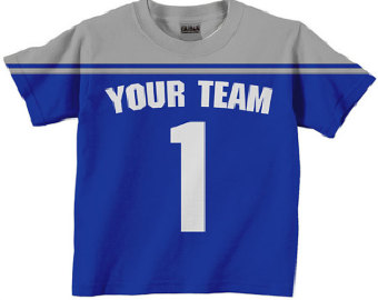 Team jersey day clipart 