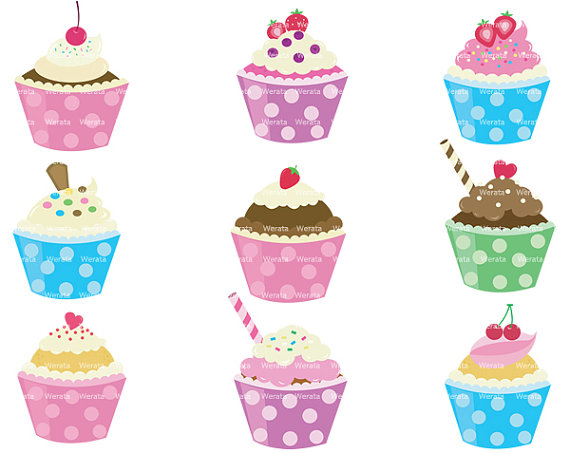 Image of Cupcake Clipart Cupcakes Clip Art Clipart Cupcake 