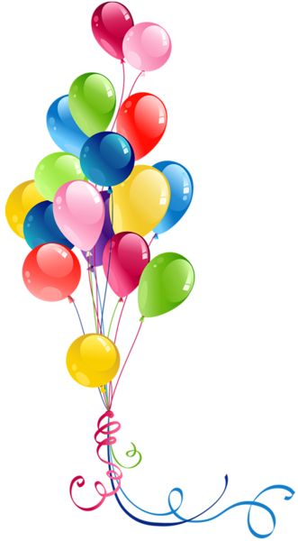 Birthday balloons image clip art 
