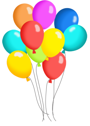 Birthday Balloons Clipart 