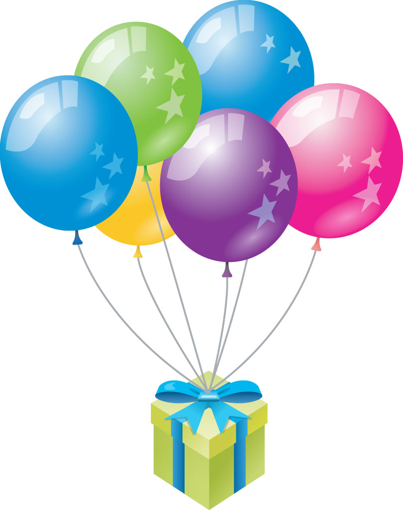 Clipart birthday balloons 