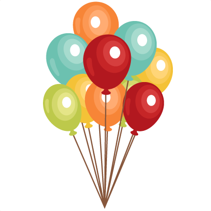 Birthday balloons birthday balloon clipart 