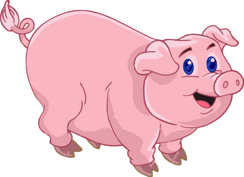 Animated Pig Clipart
