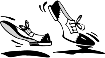 Dance shoes clip art 