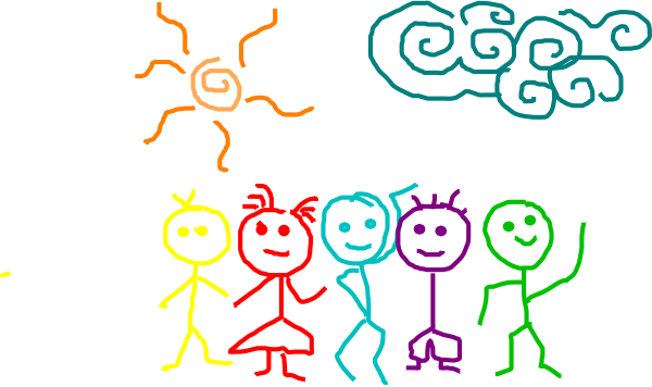 Pictures Of Stick People Family 