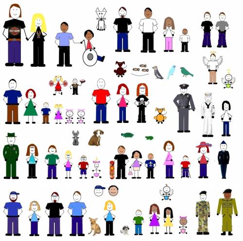 Stick People Family 