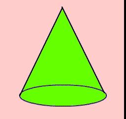 Green cone clipart 