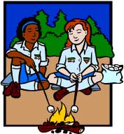Scout Camping Clipart 