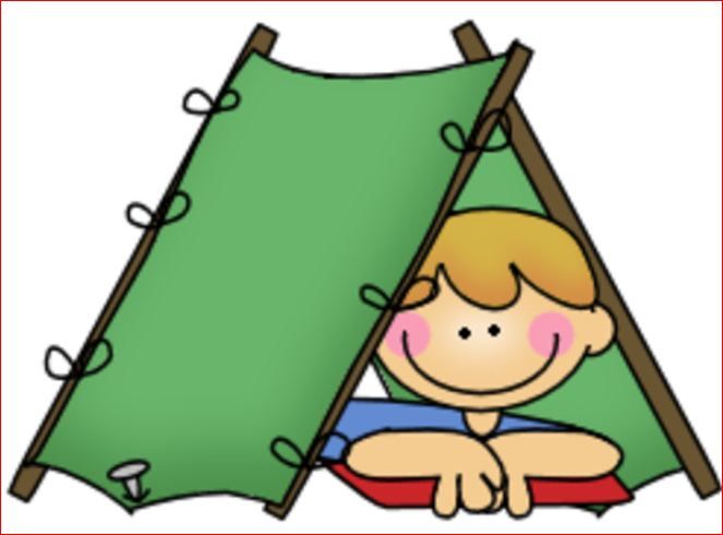 Boys Camping Clipart 