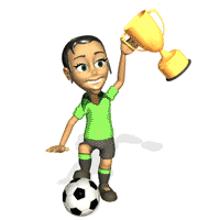 Moving soccer player animations and soccer clip art pictures and 