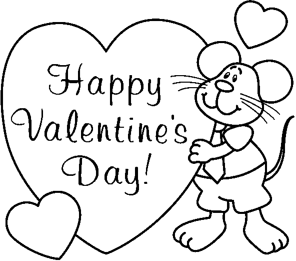 Valentines day cross clipart black and white 