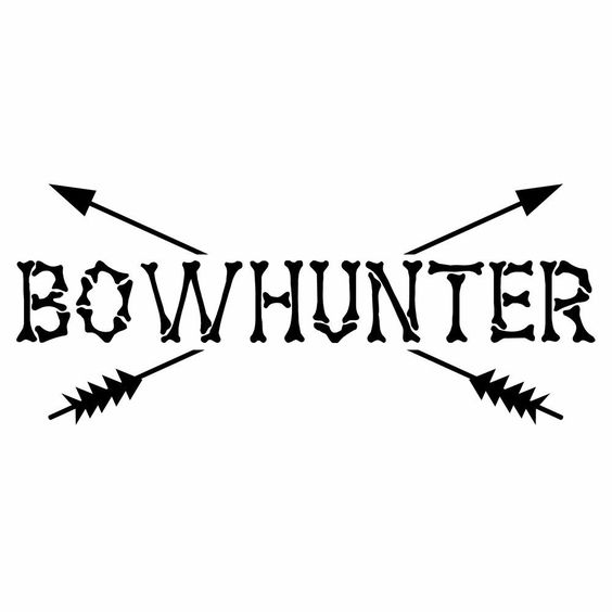 bow hunting decals 