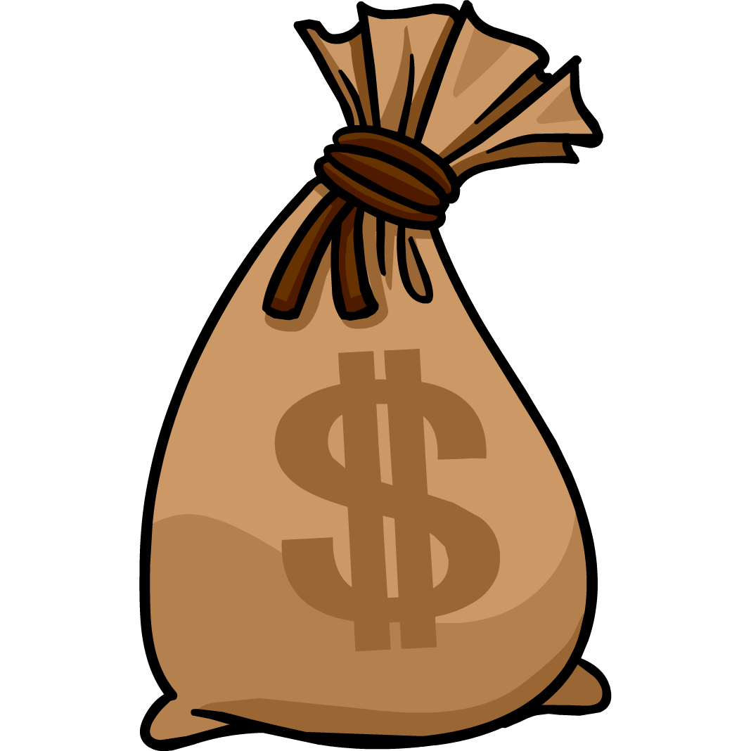 Cartoon Bag Of Money 