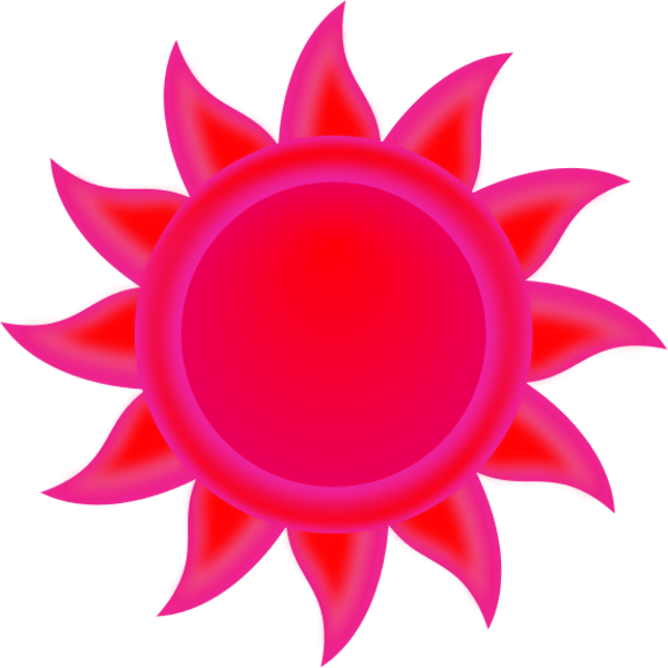 Red Sun Clip Art � Clipart Free Download 