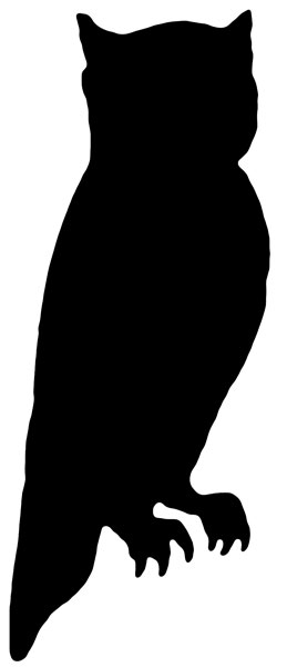 Owl Silhouette Clipart 