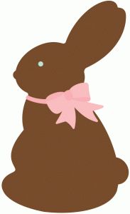 free chocolate bunny clip art - Clip Art Library