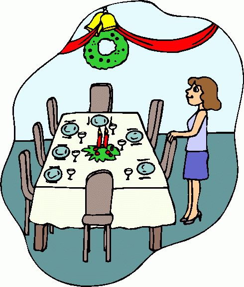 clip art dining room - Clip Art Library