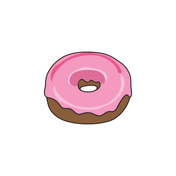 Cartoon donut clipart free clip art image image 