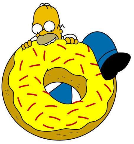 Doughnut Cartoon 