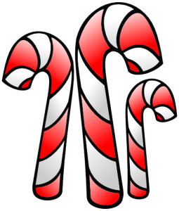 Christmas Peppermint CandyCane Clip Art 