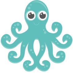 Baby octopus clipart 